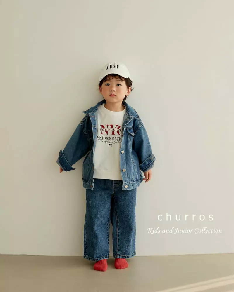 Churros - Korean Children Fashion - #littlefashionista - NYC Sweatshirt - 7