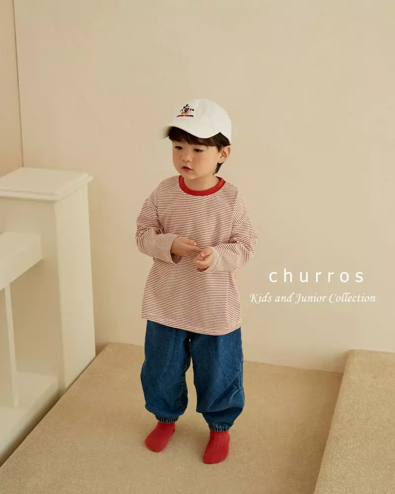 Churros - Korean Children Fashion - #littlefashionista - Denim Pants - 2