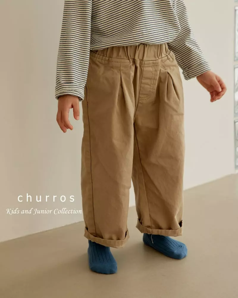 Churros - Korean Children Fashion - #minifashionista - Wrinkle Pants - 2