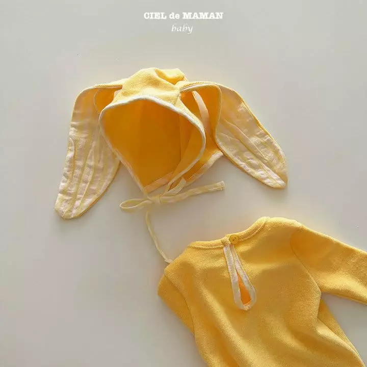 Ciel De Maman - Korean Baby Fashion - #smilingbaby - Rabbit Bodysuit - 4