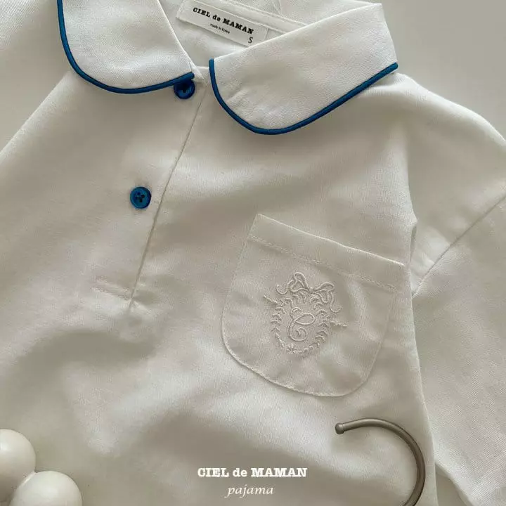 Ciel De Maman - Korean Baby Fashion - #babyclothing - Sunday Pajama Apple Mint Baby - 7