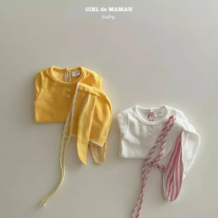 Ciel De Maman - Korean Baby Fashion - #babyfever - Rabbit Bodysuit - 8