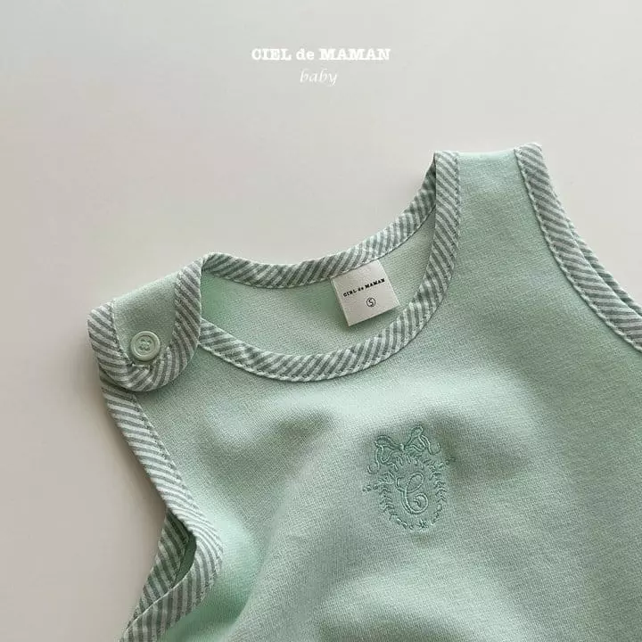 Ciel De Maman - Korean Baby Fashion - #babylifestyle - Macaroon Sleep Vest - 5