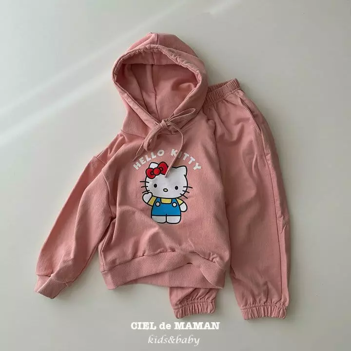 Ciel De Maman - Korean Baby Fashion - #onlinebabyboutique - Kitty All-in-on Bodysuit - 2