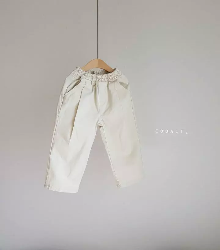 Cobalt - Korean Children Fashion - #designkidswear - Wide Chino Pants