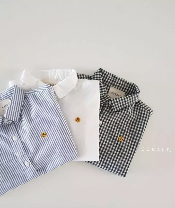 Cobalt - Korean Children Fashion - #littlefashionista - Smile Shirt - 10