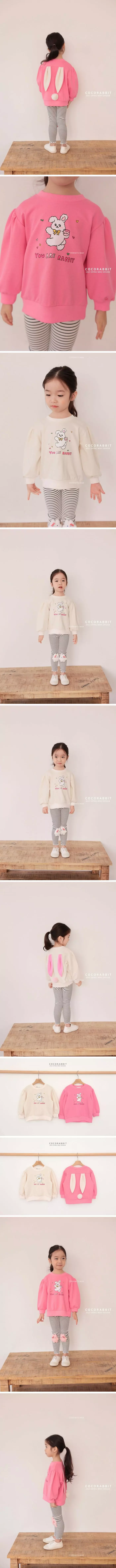 Coco Rabbit - Korean Children Fashion - #childofig - Rabbit Ears Sweatshirt