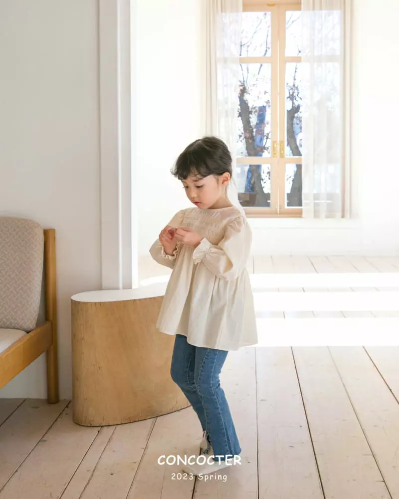 Concocter - Korean Children Fashion - #discoveringself - Lace Blouse - 12