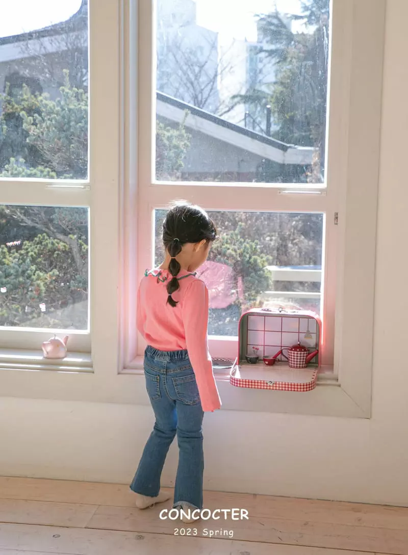 Concocter - Korean Children Fashion - #kidsshorts - Denim Slit Pants - 11
