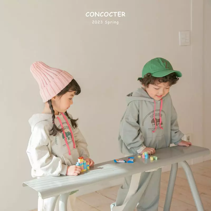 Concocter - Korean Children Fashion - #kidzfashiontrend - Milk Tea Top Bottom Set - 10