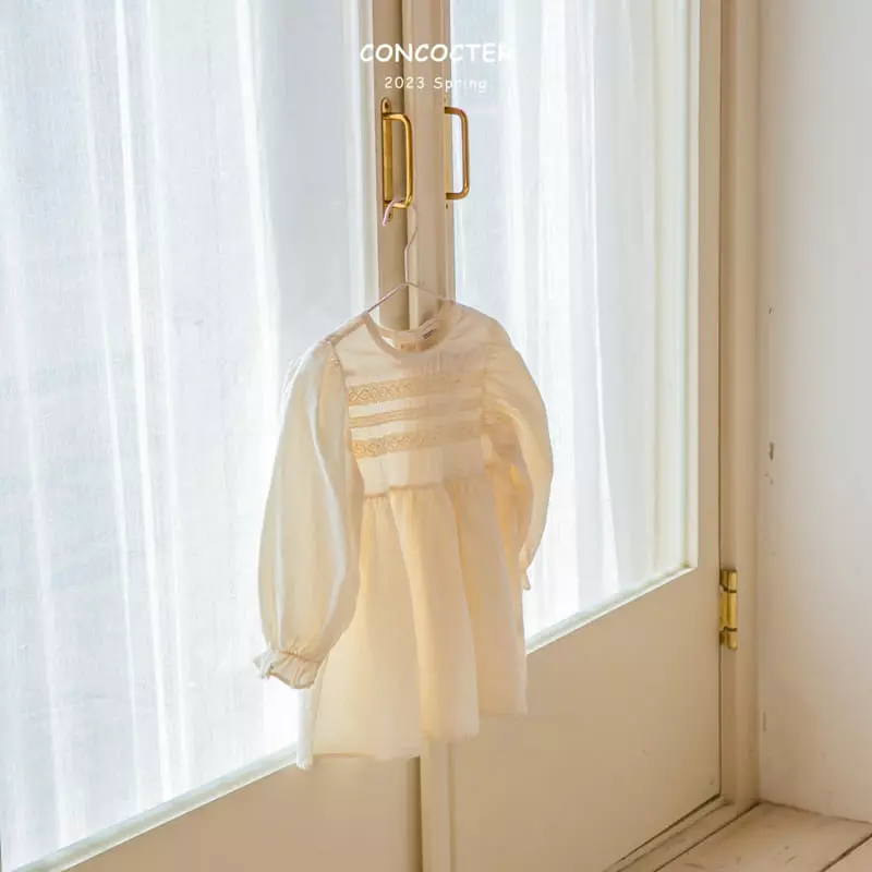Concocter - Korean Children Fashion - #magicofchildhood - Lace Blouse - 4