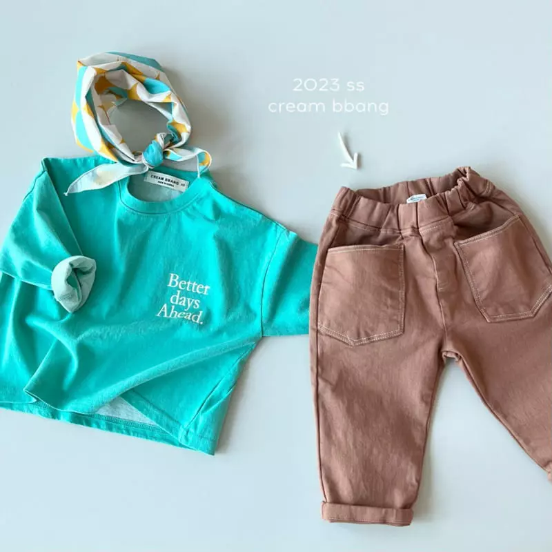 Cream Bbang - Korean Children Fashion - #childofig - Better Day Front Tee - 10