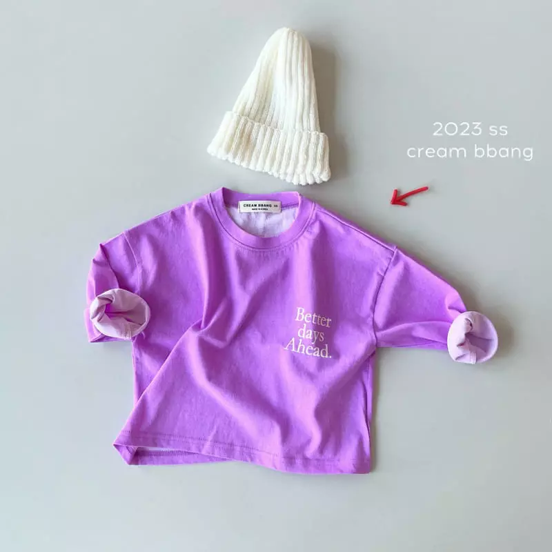 Cream Bbang - Korean Children Fashion - #childofig - Better Day Front Tee - 9
