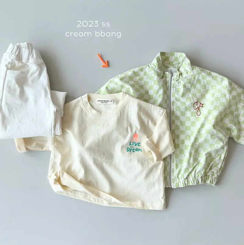 Cream Bbang - Korean Children Fashion - #childofig - Dream Single Tee - 8