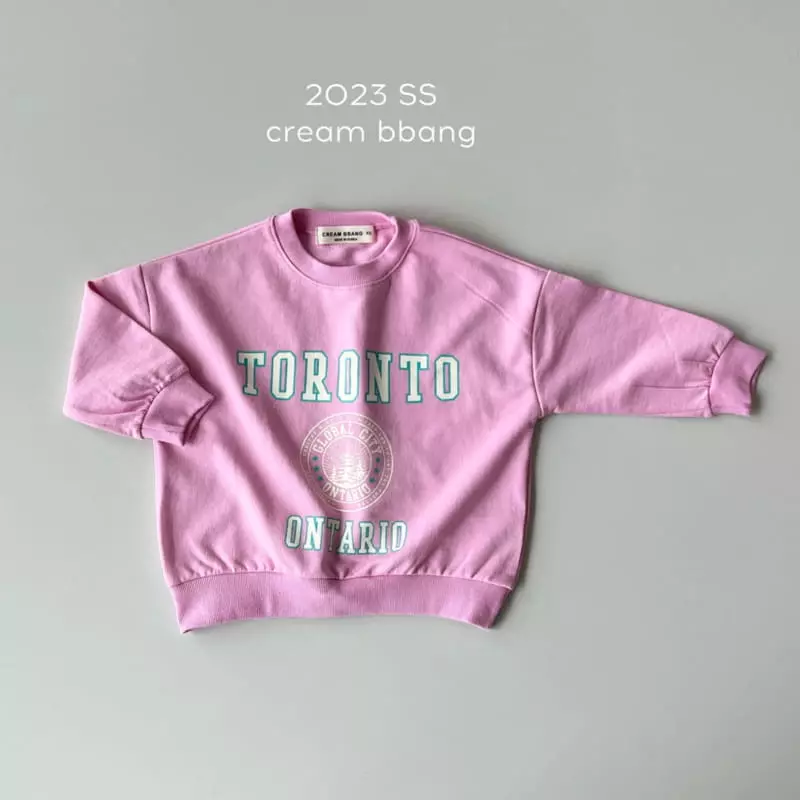 Cream Bbang - Korean Children Fashion - #childofig - Toronto Sweatshirt - 4