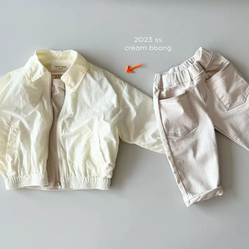 Cream Bbang - Korean Children Fashion - #childrensboutique - Ilin Rib Piping Tee - 10