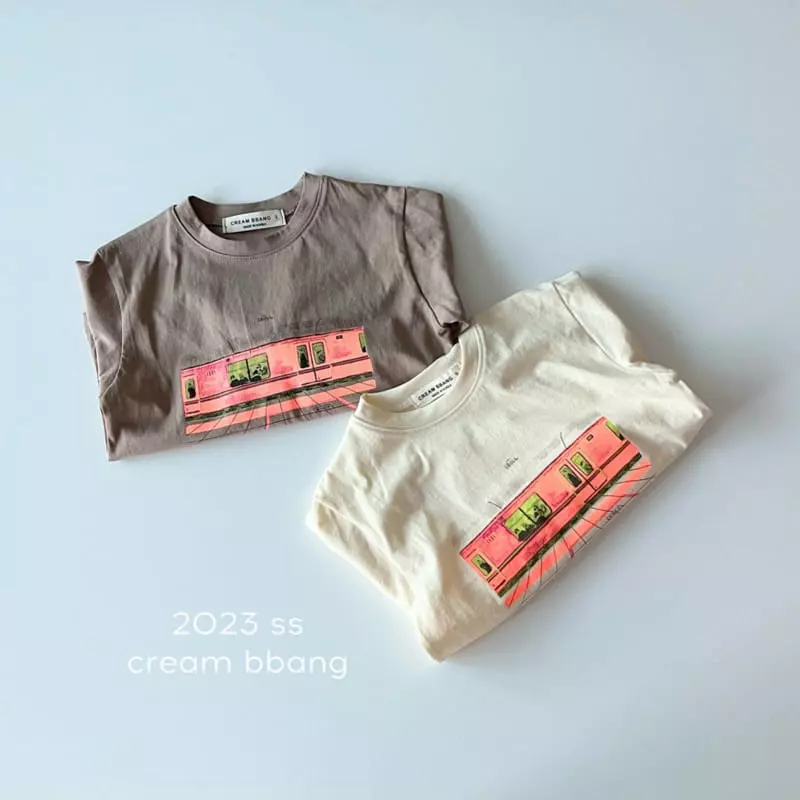 Cream Bbang - Korean Children Fashion - #designkidswear - Metro Single Tee - 12