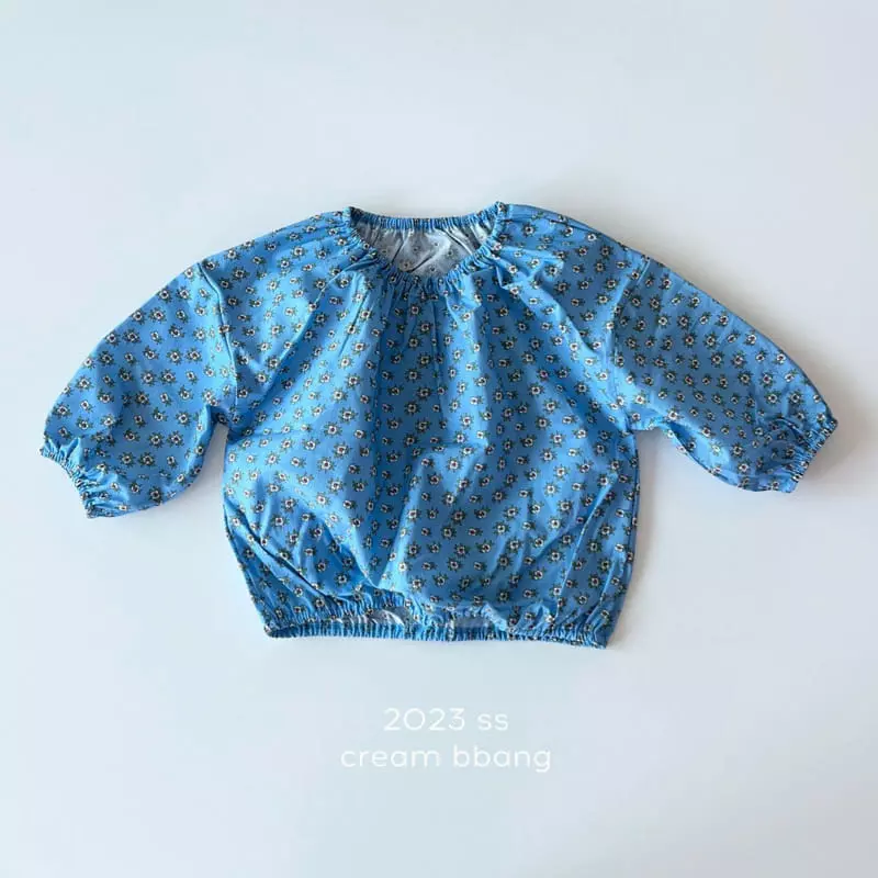 Cream Bbang - Korean Children Fashion - #discoveringself - Flower Blouse - 11