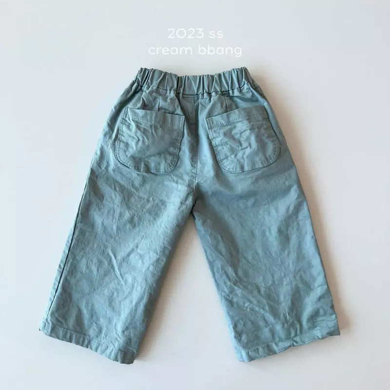Cream Bbang - Korean Children Fashion - #fashionkids - Wrinkle Pants - 5