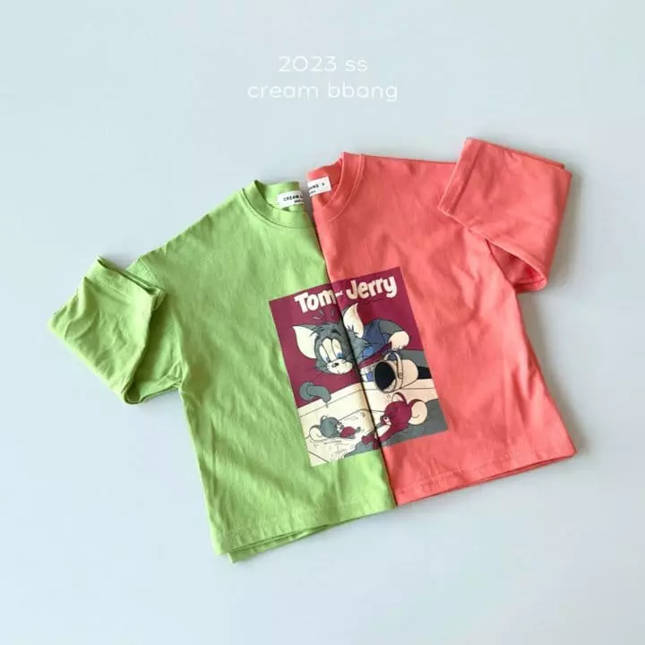 Cream Bbang - Korean Children Fashion - #kidsshorts - And Single Tee - 8