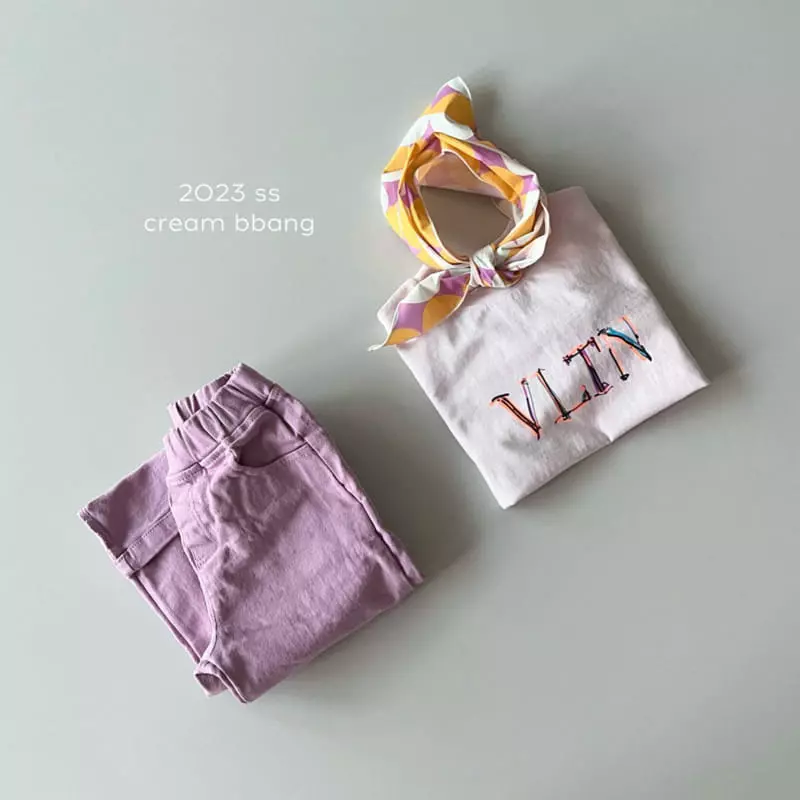 Cream Bbang - Korean Children Fashion - #kidzfashiontrend - V L Single Tee - 7