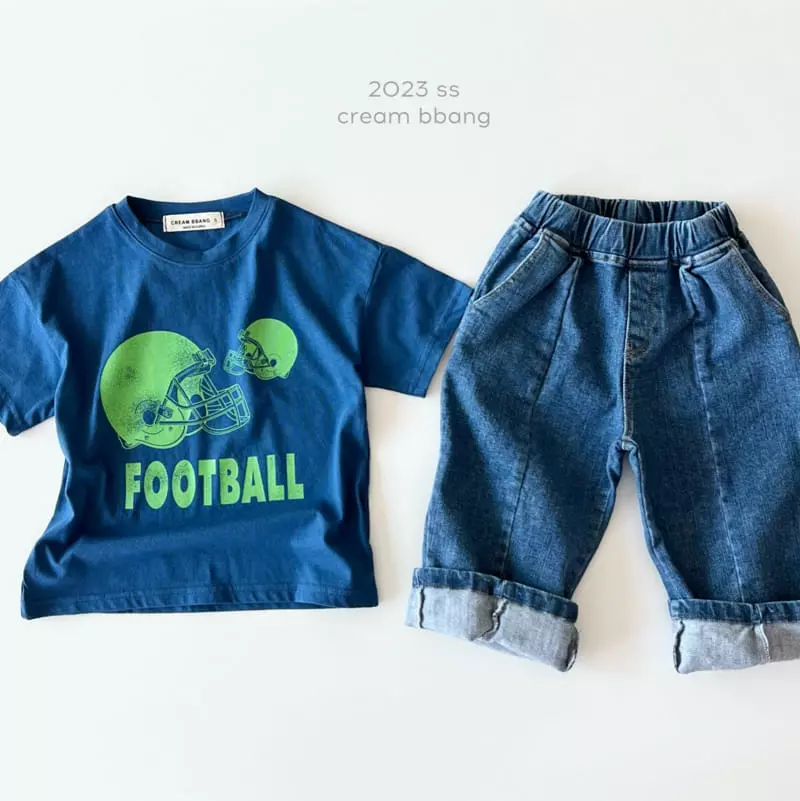Cream Bbang - Korean Children Fashion - #kidzfashiontrend - Slit Jeans - 10