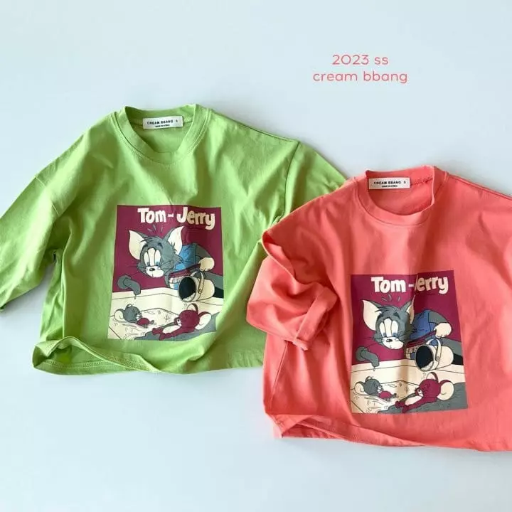 Cream Bbang - Korean Children Fashion - #littlefashionista - And Single Tee - 12