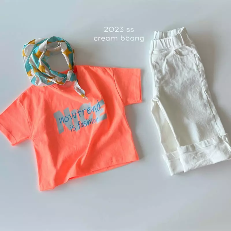 Cream Bbang - Korean Children Fashion - #littlefashionista - Trend Short Sleeves Tee - 8