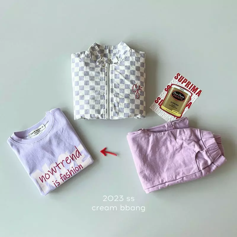 Cream Bbang - Korean Children Fashion - #magicofchildhood - Trend Short Sleeves Tee - 9