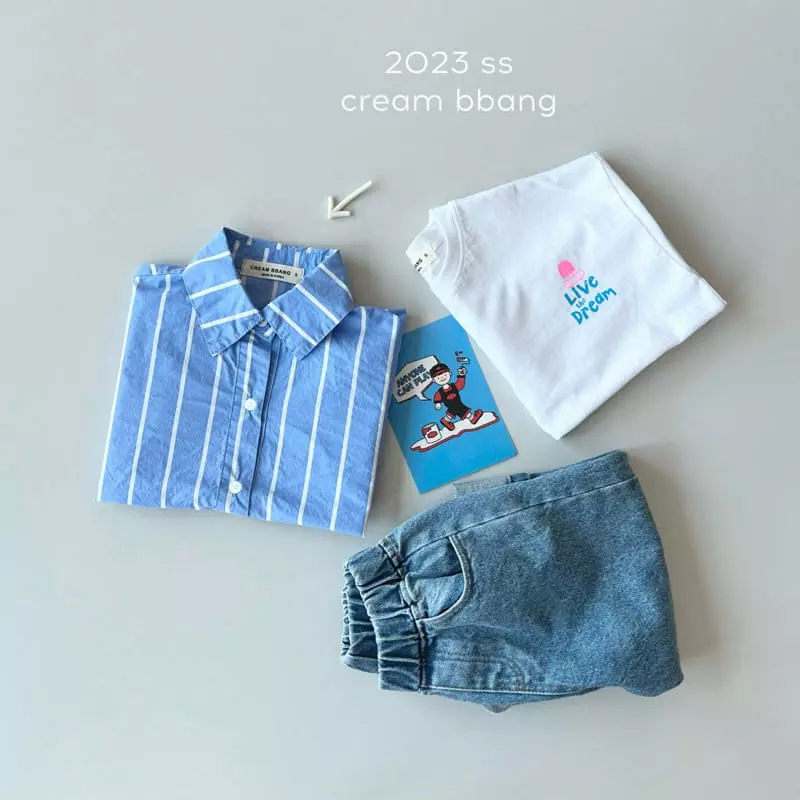 Cream Bbang - Korean Children Fashion - #minifashionista - Dream Single Tee - 6