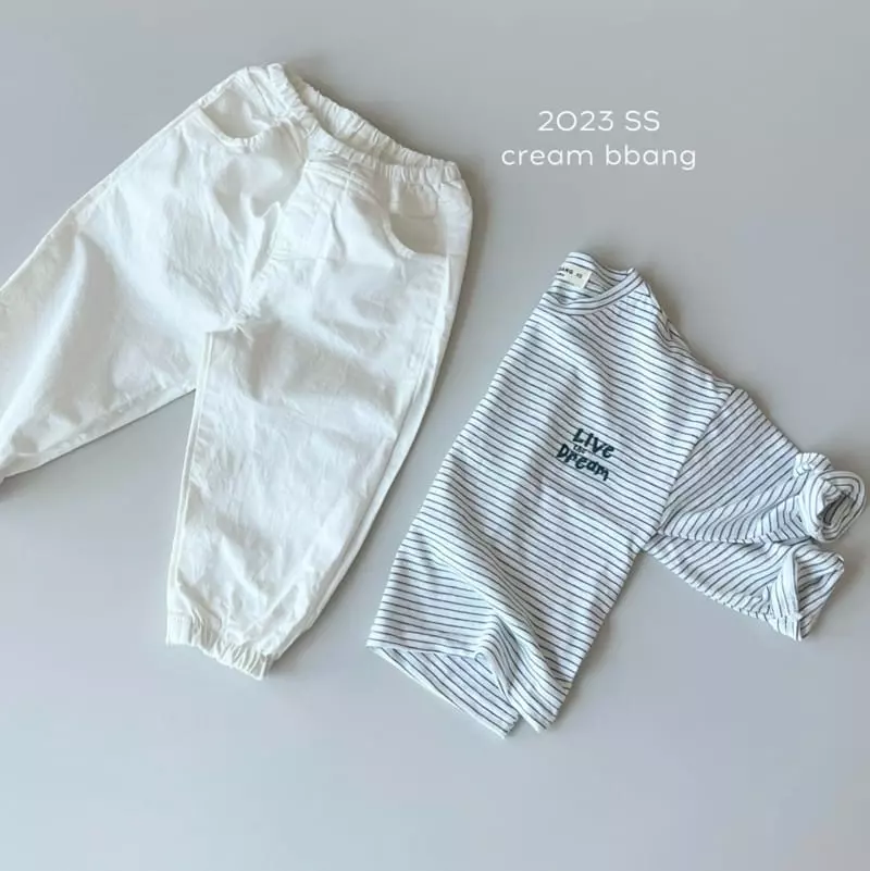 Cream Bbang - Korean Children Fashion - #prettylittlegirls - Live Stripes Tee - 12
