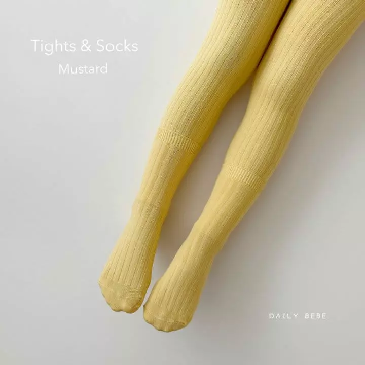Daily Bebe - Korean Children Fashion - #Kfashion4kids - Divid Tights - 5