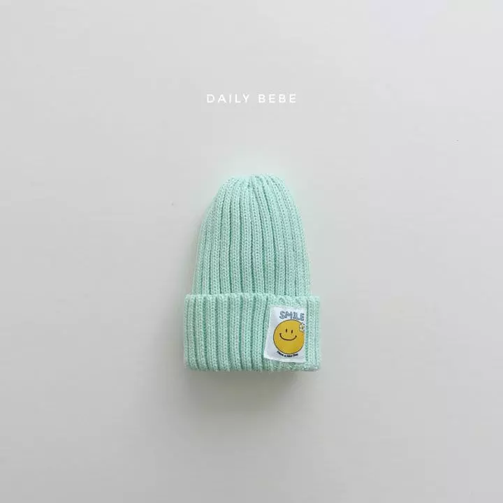 Daily Bebe - Korean Children Fashion - #kidzfashiontrend - Smile Patch Beanie - 4