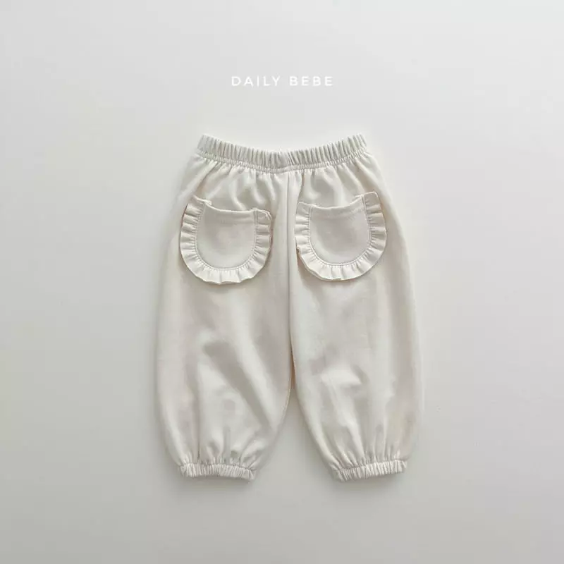 Daily Bebe - Korean Children Fashion - #childofig - Frill Pants - 2