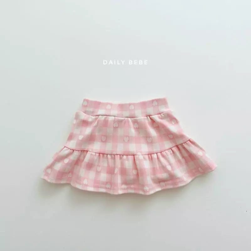 Daily Bebe - Korean Children Fashion - #childrensboutique - Heart Skirt
