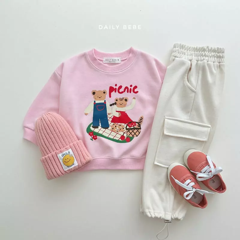 Daily Bebe - Korean Children Fashion - #discoveringself - Picnic Sweatshirt - 8