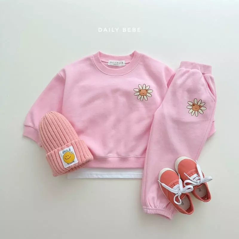 Daily Bebe - Korean Children Fashion - #fashionkids - Daisu Bear Top Bottom Set - 4