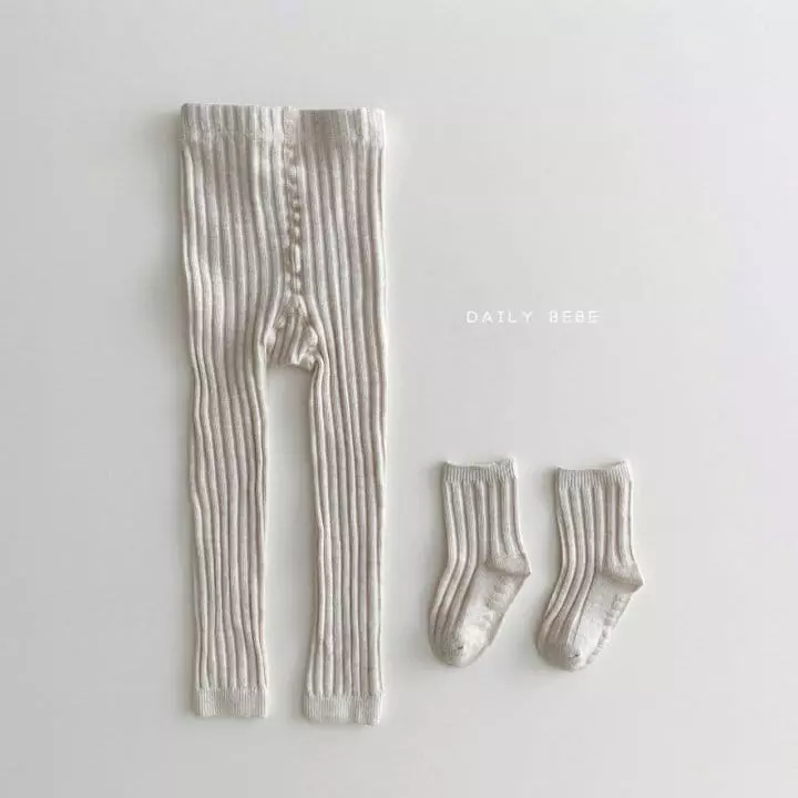 Daily Bebe - Korean Children Fashion - #kidsshorts - Divid Tights - 2