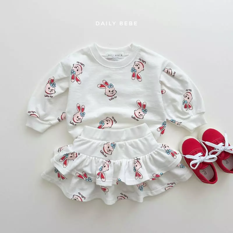 Daily Bebe - Korean Children Fashion - #kidsstore - Barnie Cancan Top Bottom Set - 3