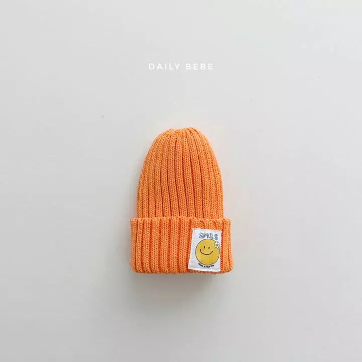 Daily Bebe - Korean Children Fashion - #kidsstore - Smile Patch Beanie - 2