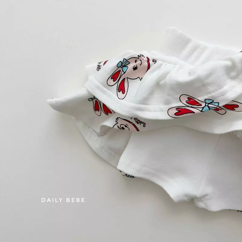 Daily Bebe - Korean Children Fashion - #magicofchildhood - Barnie Cancan Top Bottom Set - 7