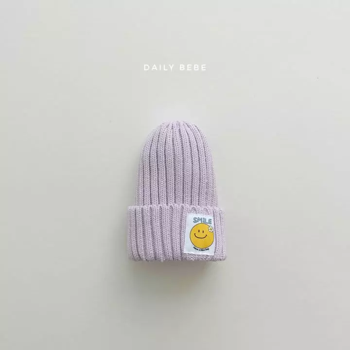 Daily Bebe - Korean Children Fashion - #magicofchildhood - Smile Patch Beanie - 6