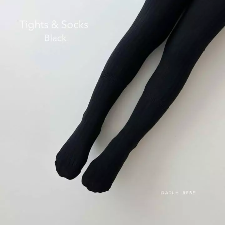 Daily Bebe - Korean Children Fashion - #minifashionista - Divid Tights - 8