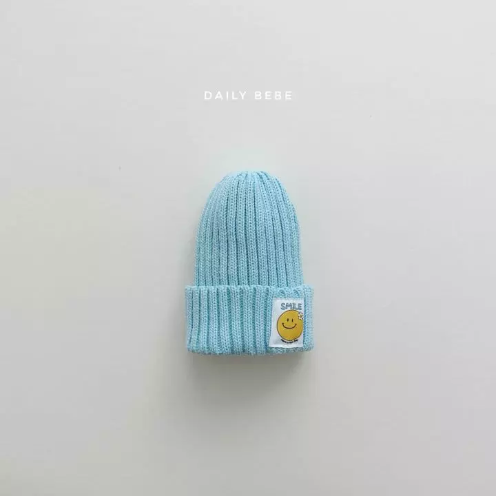 Daily Bebe - Korean Children Fashion - #minifashionista - Smile Patch Beanie - 7
