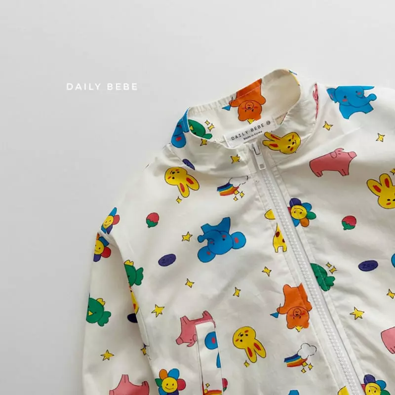 Daily Bebe - Korean Children Fashion - #prettylittlegirls - Pattern Windbreaker - 8
