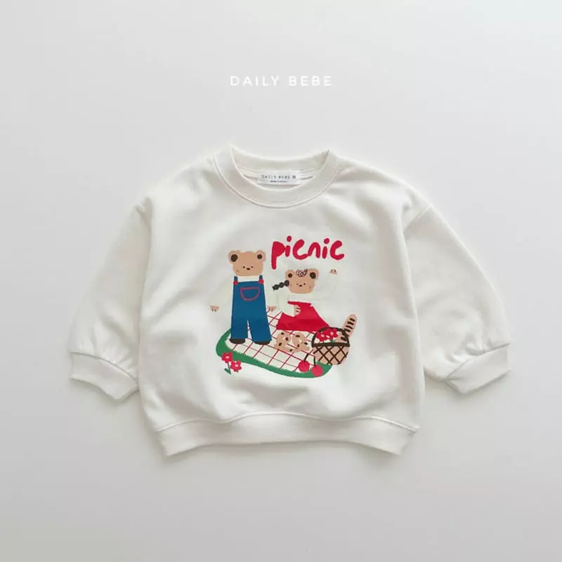Daily Bebe - Korean Children Fashion - #prettylittlegirls - Picnic Sweatshirt