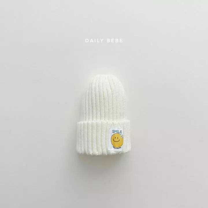 Daily Bebe - Korean Children Fashion - #prettylittlegirls - Smile Patch Beanie - 8