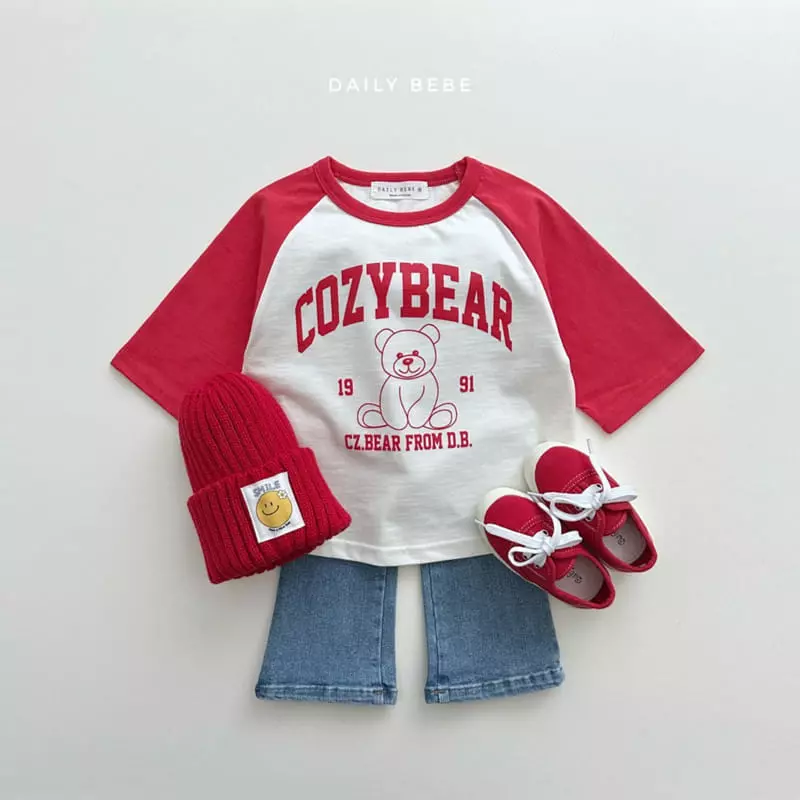 Daily Bebe - Korean Children Fashion - #prettylittlegirls - Raglan Tee - 4