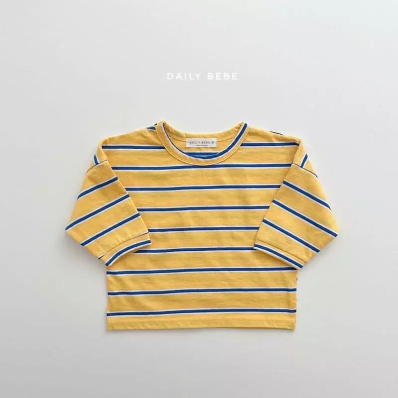 Daily Bebe - Korean Children Fashion - #toddlerclothing - Stripes Tee - 7