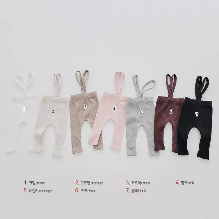 Daily Daily - Korean Children Fashion - #childofig - Bebe Dandan Rib Leggings